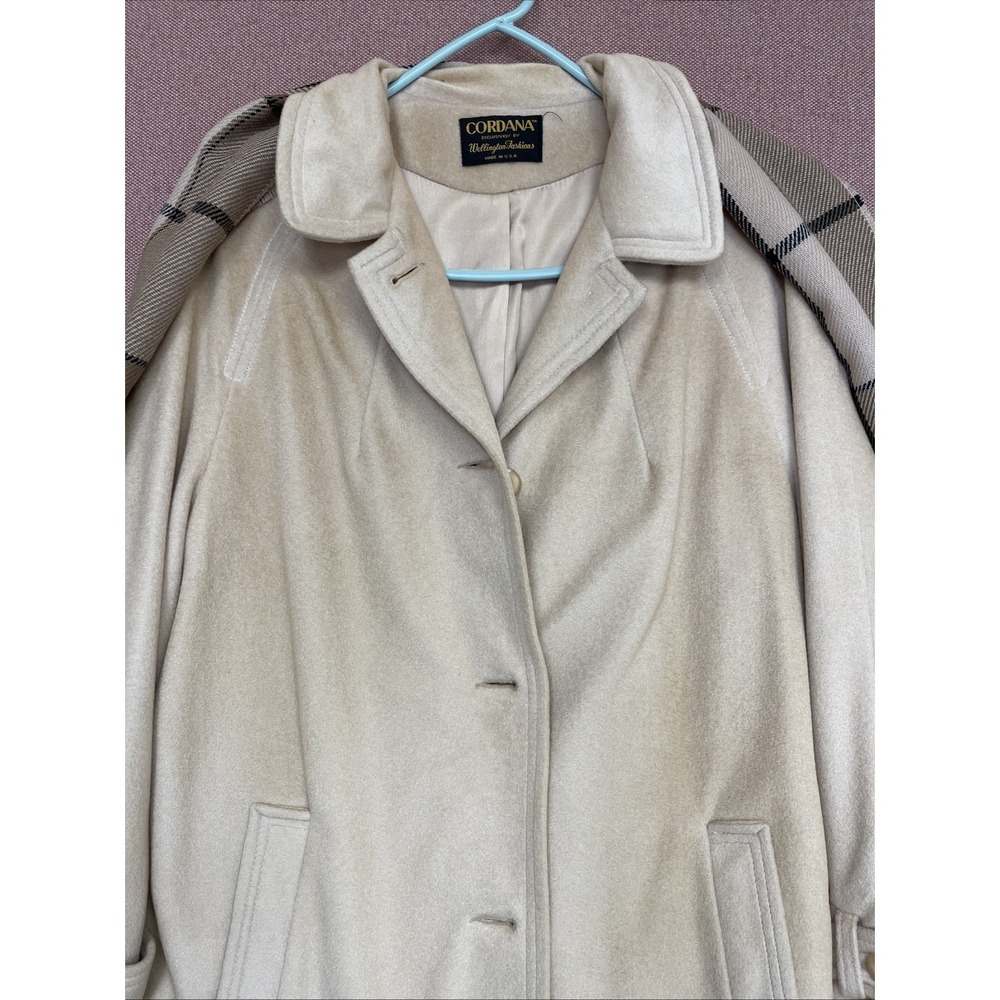 Vintage Cordana Simply Luxurious Wellington Fashions Celanese Arnel Long Coat - Picture 5 of 5